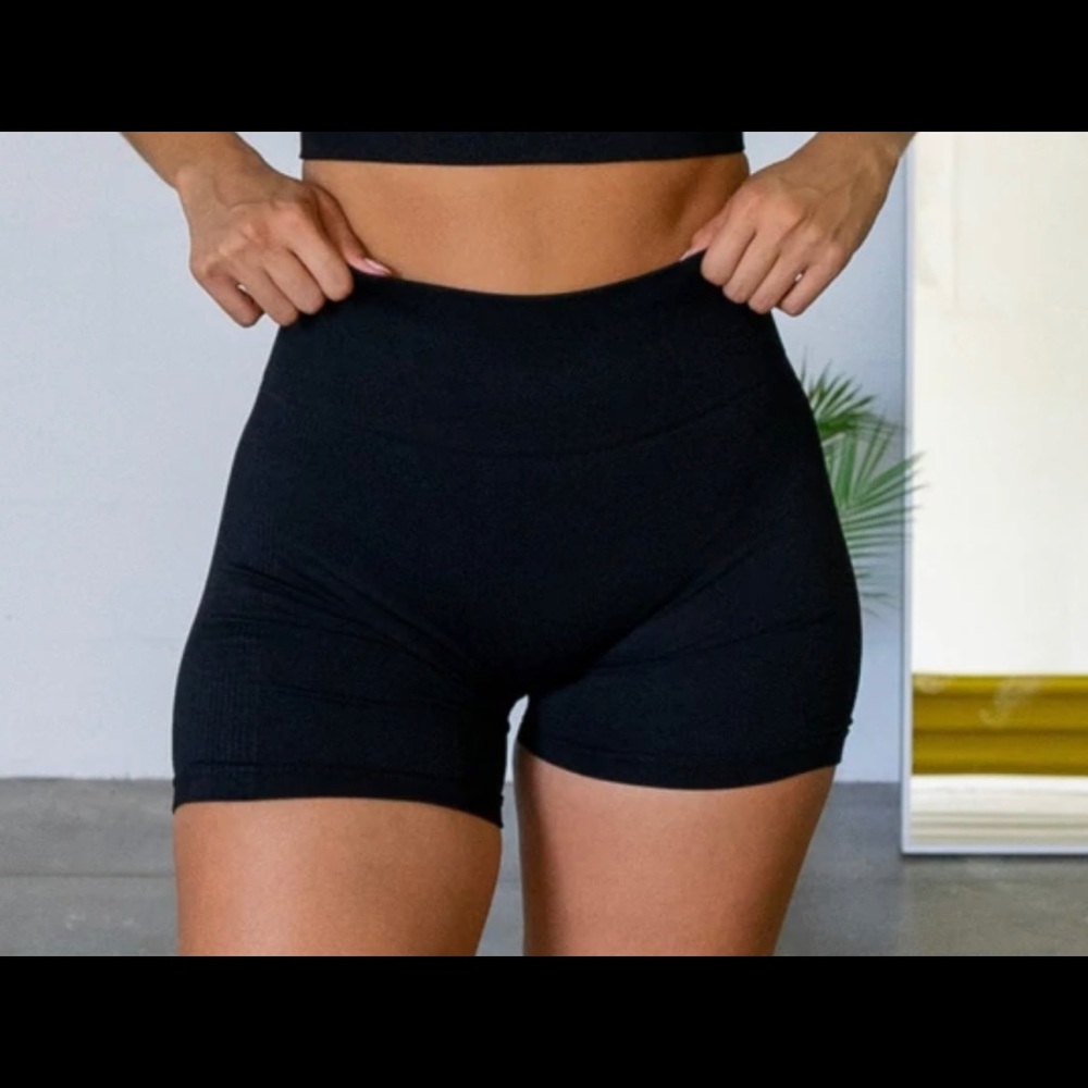 Biker shorts ! Brand new black and fit too small.